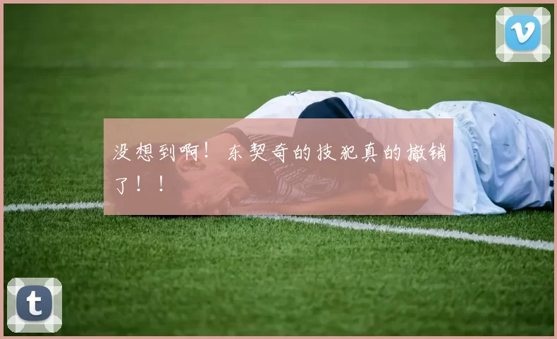 没想到啊！东契奇的技犯真的撤销了！！